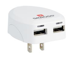 SKROSS USB nabíjecí adaptér USA, 2x USB-A, 12W, typ A