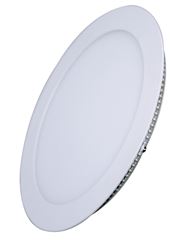 Solight LED mini panel, podhledový, 12W, 900lm, 3000K, tenký, kulatý, bílý