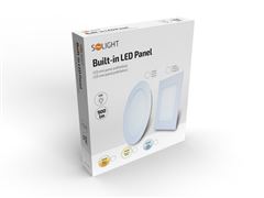 Solight LED mini panel, podhledový, 12W, 900lm, 3000K, tenký, kulatý, bílý