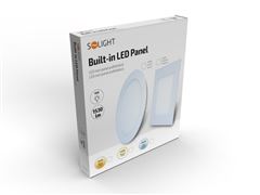 Solight LED mini panel, podhledový, 18W, 1530lm, 4000K, tenký, kulatý, bílý