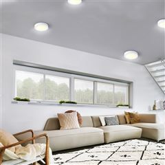 Solight LED mini panel CCT, přisazený, 18W, 1530lm, 3000K, 4000K, 6000K, kulatý