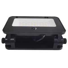 Solight LED solární reflektor se senzorem, 6W, 660lm, 3CCT, Li-Ion, černá