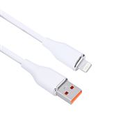 Solight lightning cable, USB 2.0 A connector - Lightning connector, silicone, 0,5m