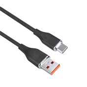 Solight USB-C cable, USB 2.0 A connector - USB-C 3.1 connector, silicone, 0,5m