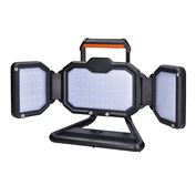 Solight LED reflektor 30W, přenosný, nabíjecí, 3000lm, oranžovo-černý