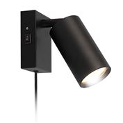 Solight CELE wall lamp, 1x GU10, black